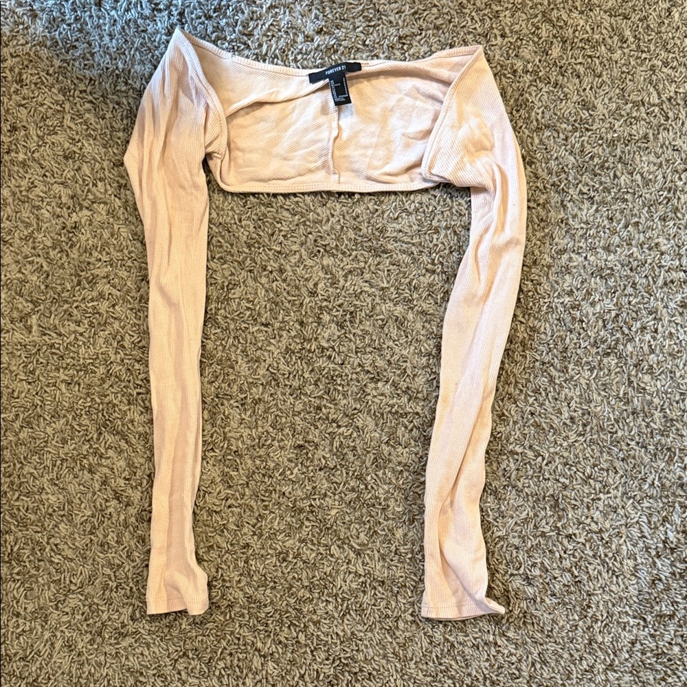 Chic Pink Off-Shoulder Shrug